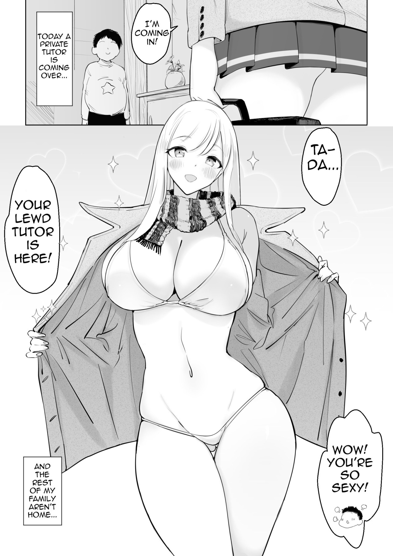 Hentai Manga Comic-This Winter I'm Getting Warm And Lewd Under The Futon With With My Private Tutor-Read-2